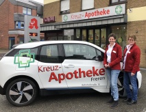Frerener Kreuz-Apotheke klimafreundlich unterwegs