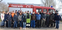 Ortsfeuerwehr und Blaskapelle sorgen für eine saubere Landschaft in Andervenne