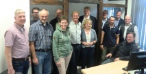 Stadtrat Freren besichtigt Sachverständigenbüro Emsland