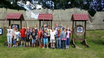 Traditionelles Bogenschießen im Kanu Camp, Lingen (Ems)