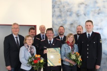 Ewald Pünt wird Ehrenbrandmeister