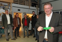 Stadtrat besucht die Fa. Molton Markt