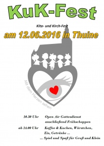 Sommerfest des Kindergarten und der Pfarrgemeinde Thuine
