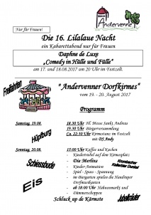 Kirmes in Andervenne