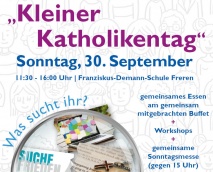 Kleiner Katholikentag am 30. September 2018