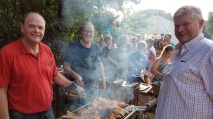 Frerener Ratsmitgliederbesuchen Zeltlager in Geeste