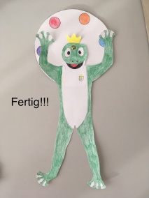 Ein Frosch hält sich fit!