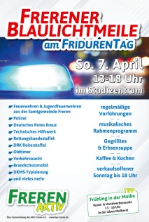 Frerener Blaulichtmeile am Fridurentag