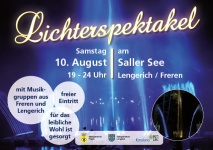 Lichterspektakel am Saller See