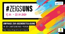 Beteiligungsprojekt #zeigsuns für Jugendliche