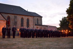 Großer Zapfenstreich in Beesten