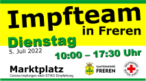 IMPFTEAM ON TOUR IN DER SAMTGEMEINDE FREREN