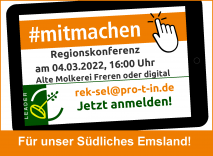 LEADER Regionskonferenz am 4. März
