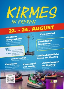 Kirmes in Freren vom 22. - 24. August&nbsp;