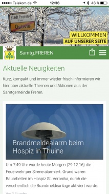 SamtgemeindeAPP ein voller Erfolg