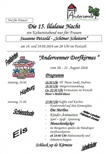 Kirmes in Andervenne