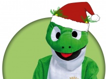 Quak, quak, quak, draus`vom Teiche komm ich her, ich muss euch sagen, es weihnachtet sehr...