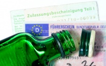Glaswurf nach Streitigkeit - Unfall mit 1,54 Promille